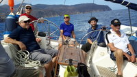 Wir segeln von Capraia nach Cap Corse