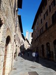 Petrus belohnte uns mit schönem Wetter bei unserem Sonntagsspaziergang in San Gimignano.