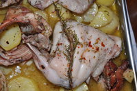 Kaninchen al Forno mit Patate