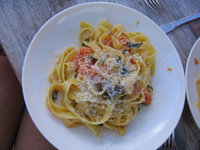 Fettucine mit Kürbis und Parmesan