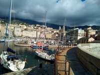 Die TOSCA liegt in Bastia im Vieux Port - immer wieder eine Segelreise wert...