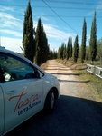 Ankunft im Agriturismo Villa Renaccio in Gambassi Terme