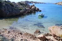 Cala lunga im Maddalena Archipel, Sardinien