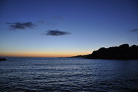 Vor Sonnenaufgang in der Bucht Spalmatore (Sardinien)