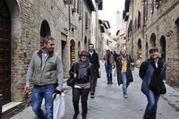 Schön, dass der Sonntagsspaziergang in San Gimignano trocken blieb