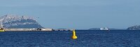 Golfo Aranci mit Blick auf die Tavolara. Golfo Aranci mit Blick auf die Tavolara.