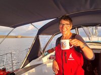 Nach zwei Tage geht's weiter, gestärkt mit einer Tasse Kaffee