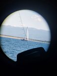 Südlich von Alghero treffen wir erneut auf Segelfreunde. Südlich von Alghero treffen wir erneut auf Segelfreunde.