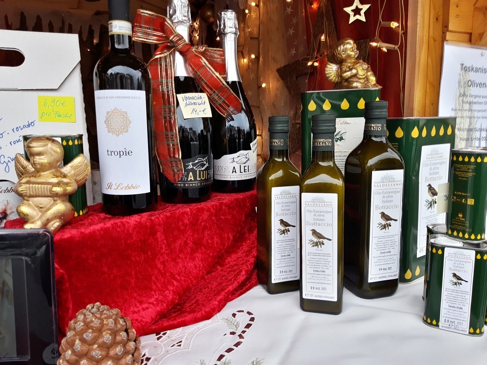 Weihnachtsmarkt Weinheim mit toskanischen Köstlichkeiten