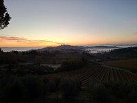 Guten Morgen San Gimignano.