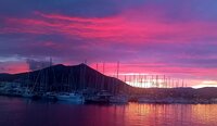 Bild im Hafen La Caletta ohne Filter - unblaublich