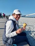 Schön ist auch, dass die nächste Eisdiele am Strand nicht weit ist.