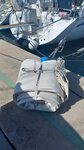 Insgesamt machen wir 3 Päckchen: Großsegel, Vorsegel und Genua III. Alles kommt im Winter zum Segelmacher.