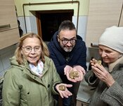 Auch in der zweiten Woche waren Giacomo, der Trüffelsucher, mit seinem Hund Zago erfolgreich.