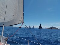 Bevor wir im Regatta-Modus wieder Richtung Süden segeln.